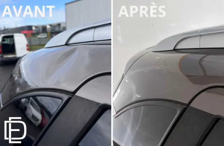 Redressage arc de pavillon sur DS7 Crossback dans la Somme